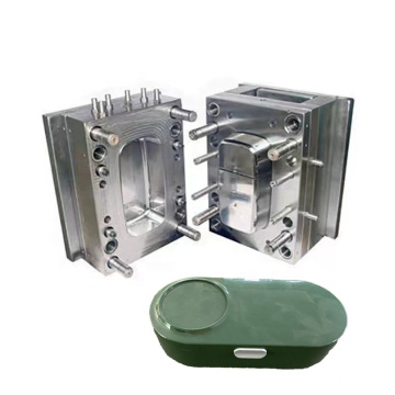 Custom design precision mould maker plastic injection box mold handle basket mould